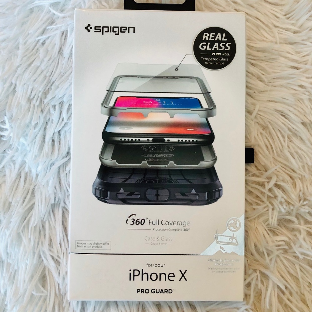 iPhone X📱 Spigen Pro Guard Protective Case💖